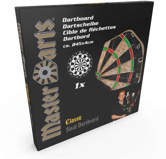 Master Darts Sisal Dartbord Classic - 45 cm van Master — afbeelding 5