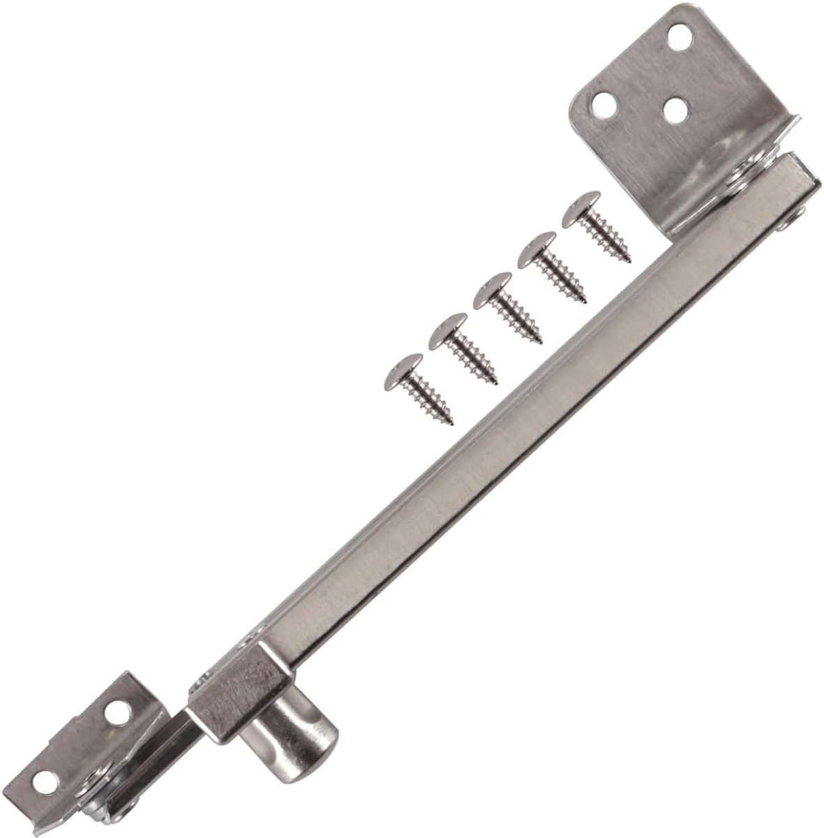 Draairaamuitzetter - Zilver - Verstelbare Telecopische Windbeugel - Hoogwaardige Aluminiumlegering - Voor Veiligheid en Stabiliteit