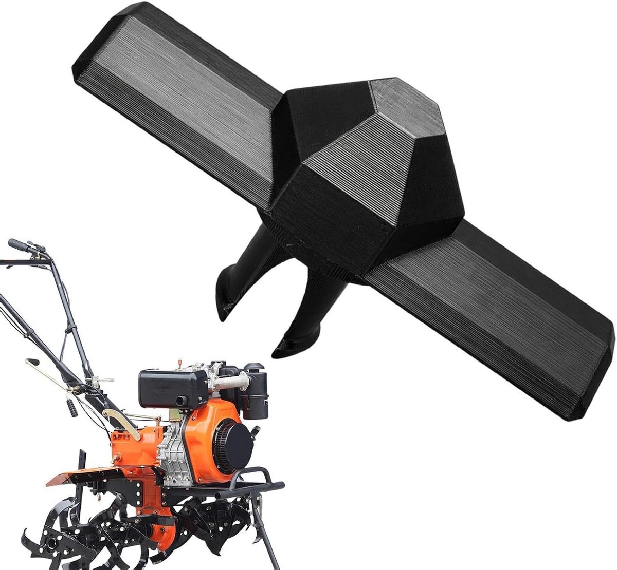 Strooier Tandwiel - Aandrijfcomponent - Gazon Onderhoud - Slijtvast Materiaal - 10 x 5.1 x 2.1 cm - Grijs