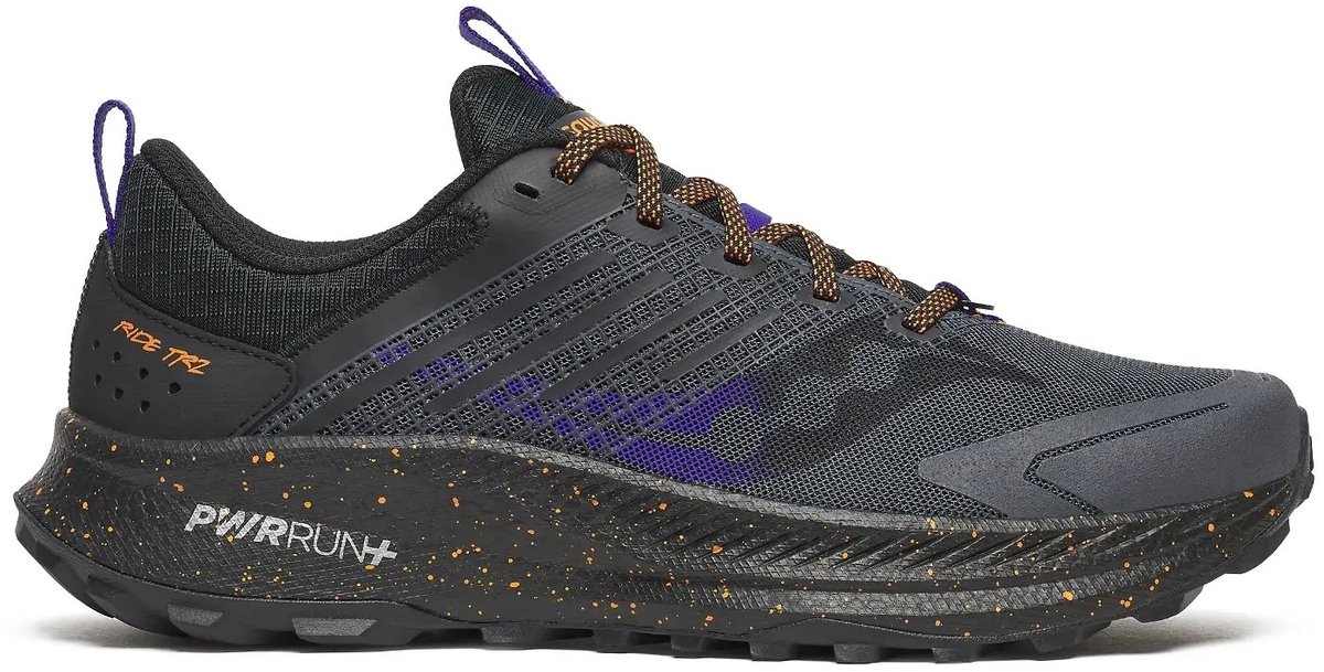 Saucony Ride TR2 Hardloopschoenen Carbon/ 42.5 Zwart