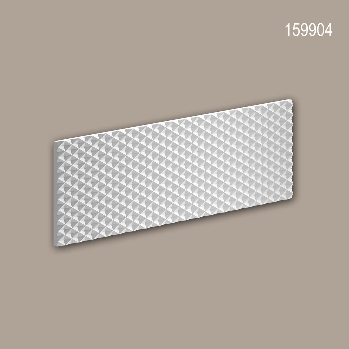 3d muurpaneel Profhome 159904 Muurbekleding Akoestisch paneel Decorative element modern design wit 90 x 25 cm