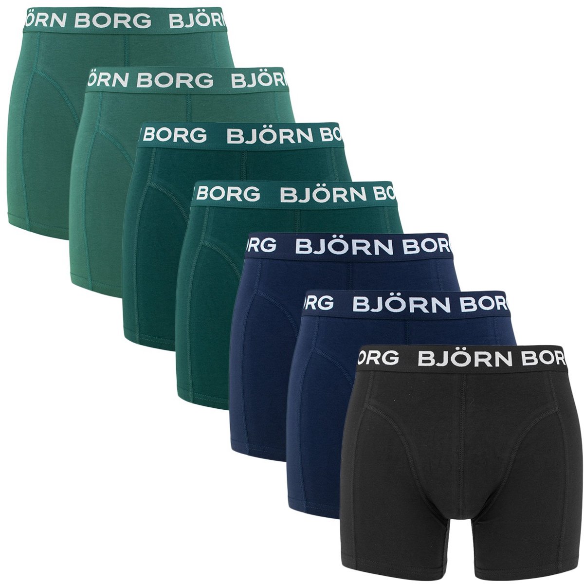 Björn Borg heren cotton stretch 7P boxers basic multi II