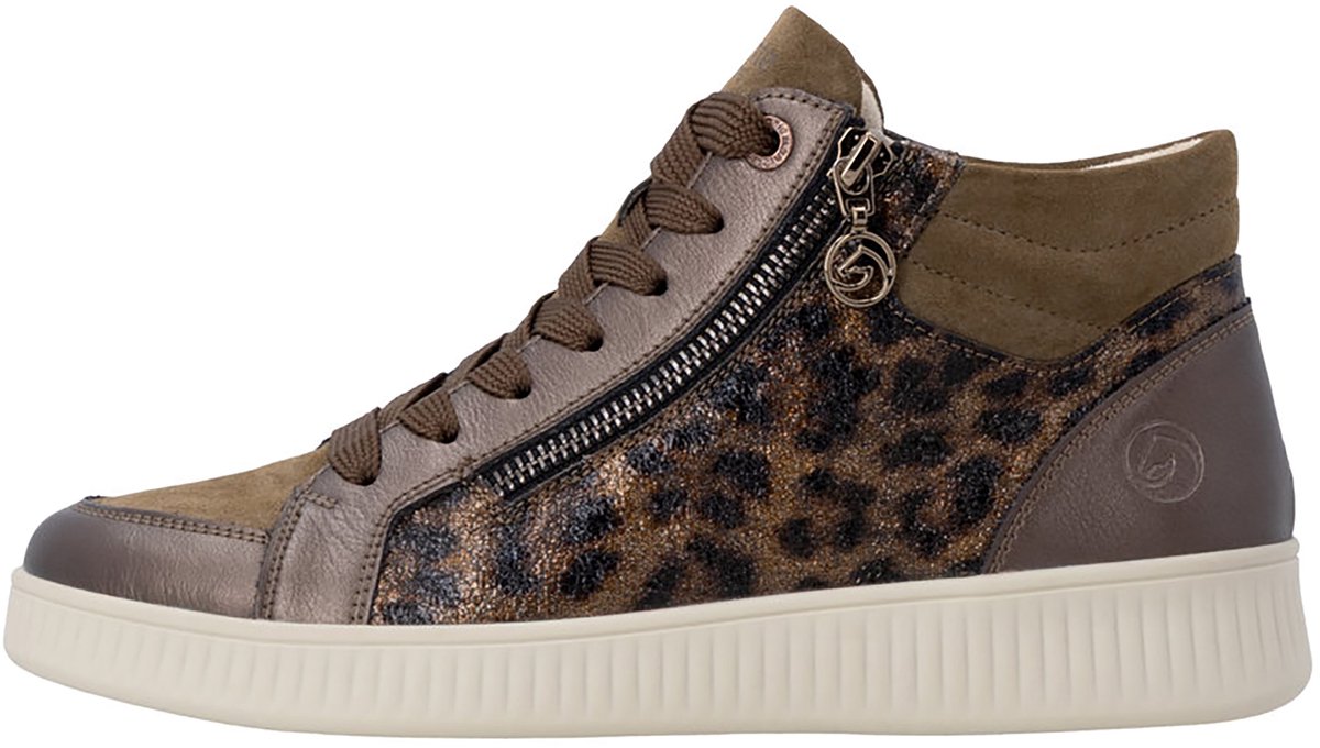 Baskets en cuir Montante