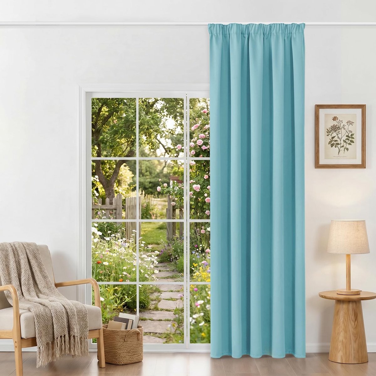 Famanu – Make-upspiegel met 1x/7-voudige vergroting, diameter 20 cm, dubbelzijdige scheerspiegel voor badkamer, studio of spa, 360° draaibaar