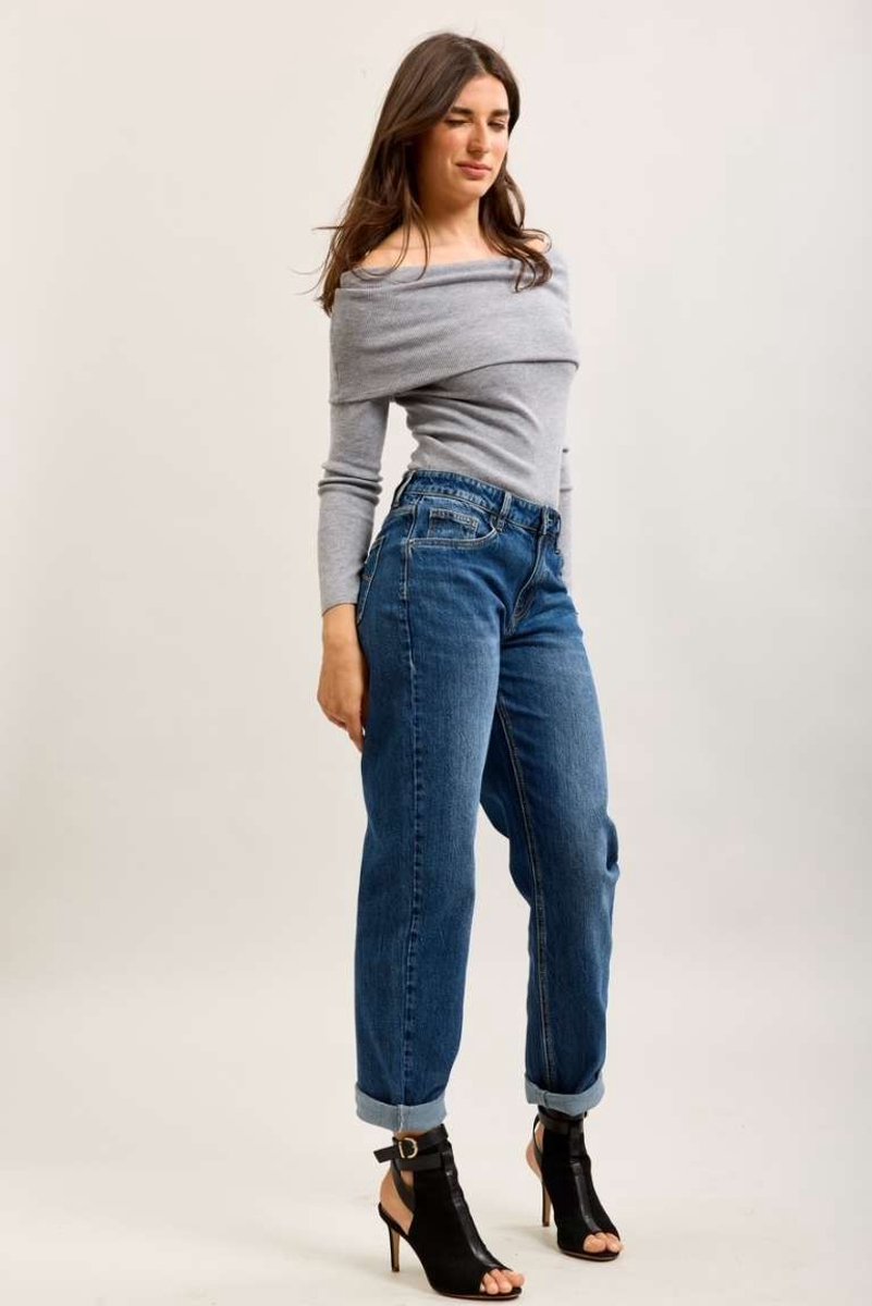Toxik3 - mom fit dark jeans