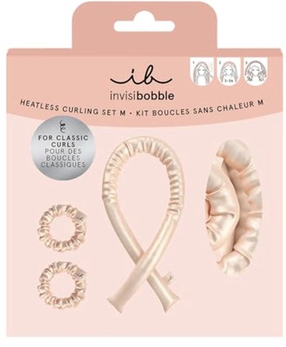 Heatless Krulset voor Lang en Medium Haar - Antislip Krulspelden voor Nachtelijke Styling