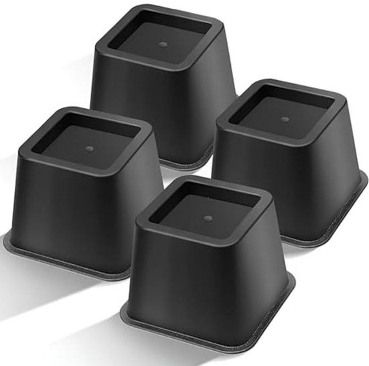 4 Stuks Meubelverhogers - Verhoogde Bedden, Stoelen en Tafel Blokken voor Gemak en Comfort