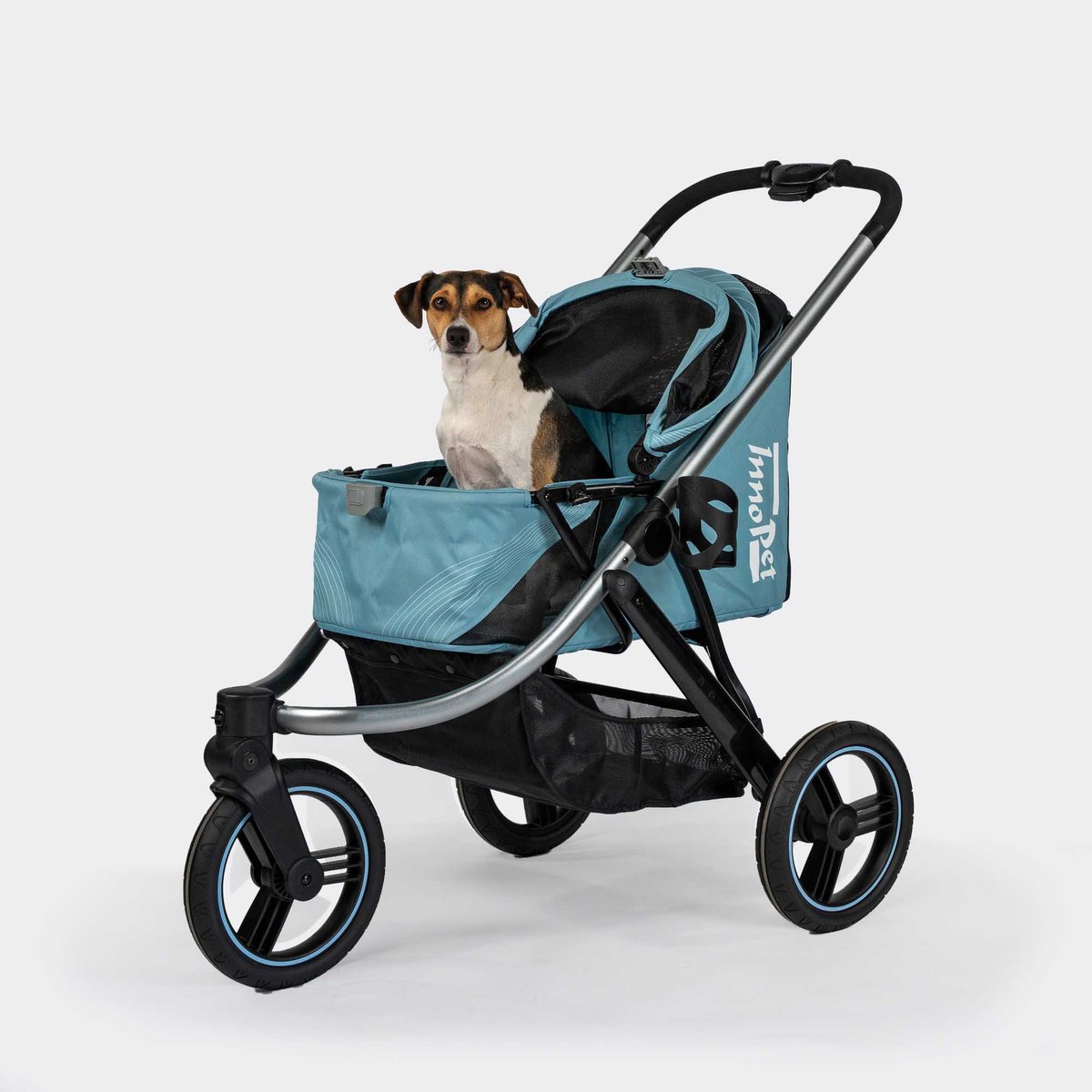 InnoPet Premium Comfort - Hondenbuggy - All Terrain - Geschikt voor Hardlopen - Lichtblauw