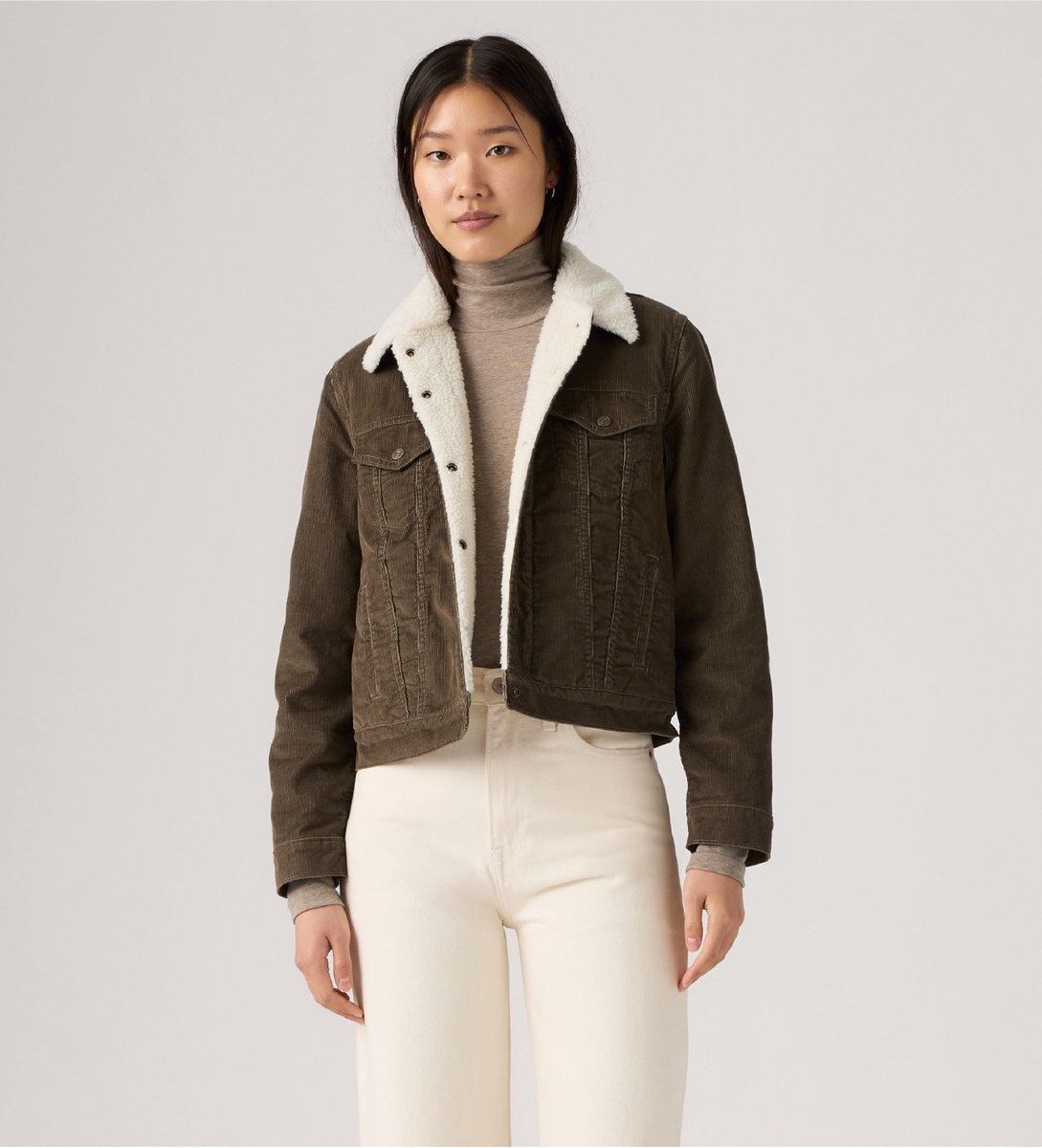 Levi’s Original Sherpa Trucker jasje Bruin