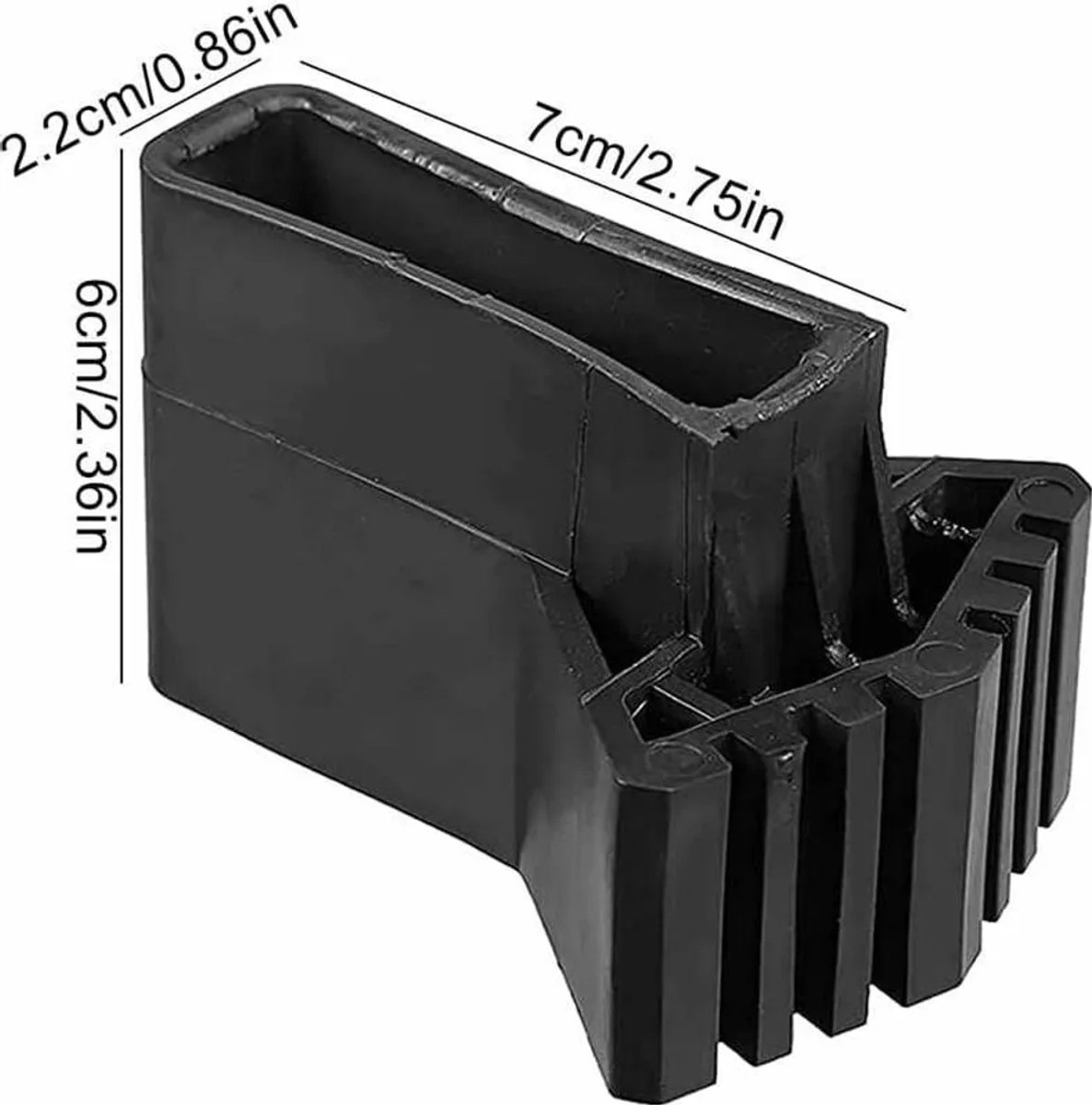 Ladderpoten, 4 antislip ladderpoten, set rubberen ladderpootbeschermers, ladderpootbeschermers, zwarte ladderpootbeschermers, Geschikt voor laddergebruik door mensen die huishoudelijke klusjes doen.
