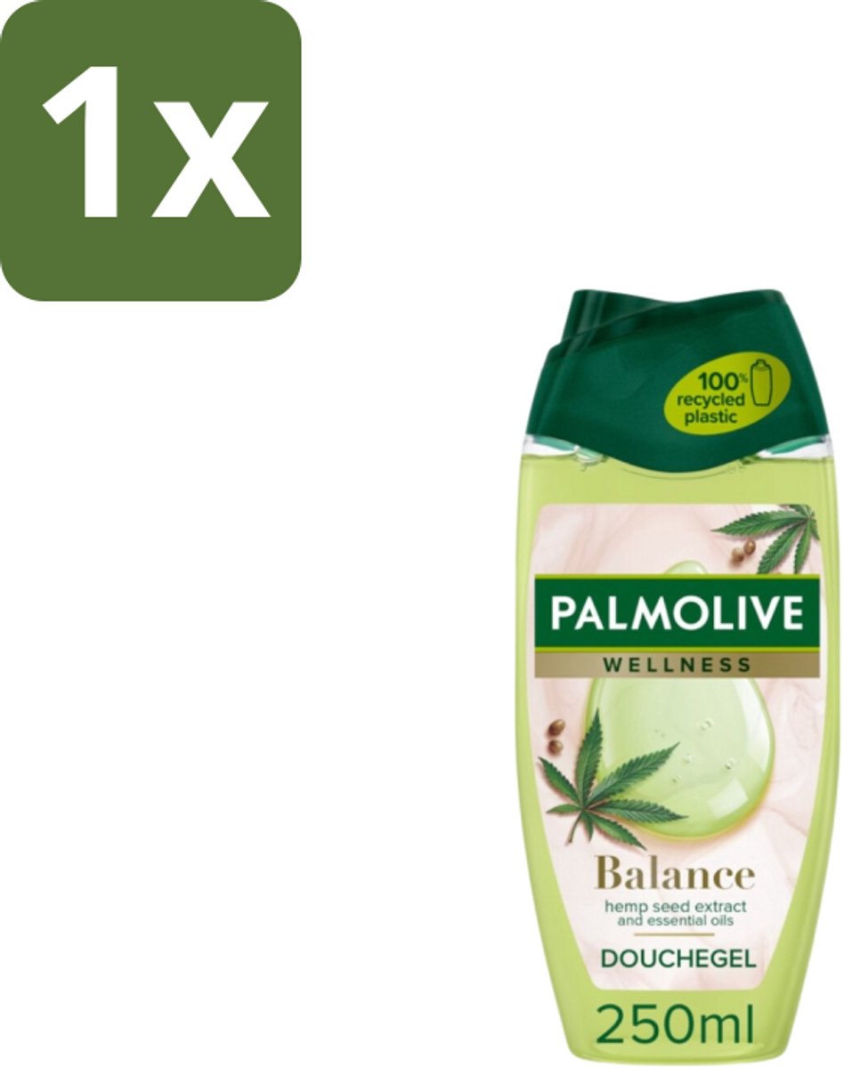 1 x Palmolive – Douchegel – Nourish & Revive – 500 ml - Douchegel - Voedende Douchegel - Verzorgende Douchegel - Melkbestanddelen - Fruitextracten