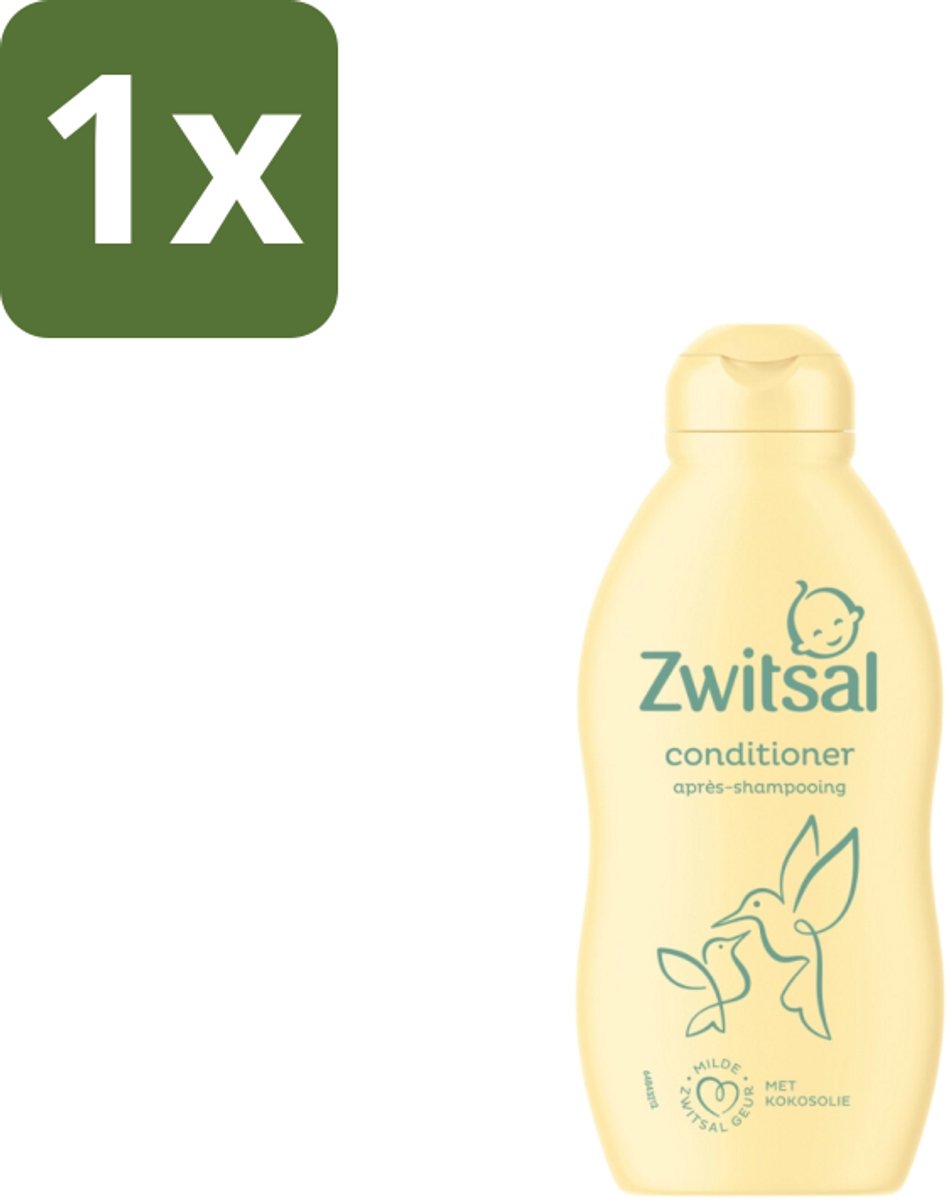 1 x Zwitsal Conditioner 200 ml - Baby Haar Conditioner - Zwitsal Conditioner - Baby Haar Verzorging - Anti-prik Conditioner - Kokosolie Conditioner
