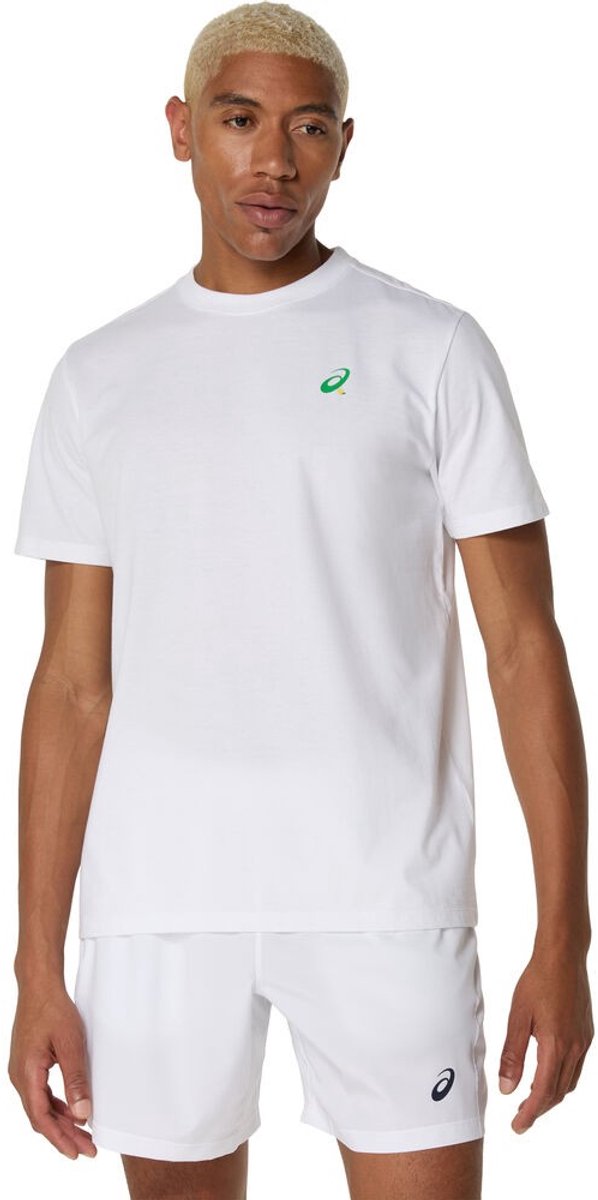 ASICS Court Graphic T-shirt Korte mouw Wit