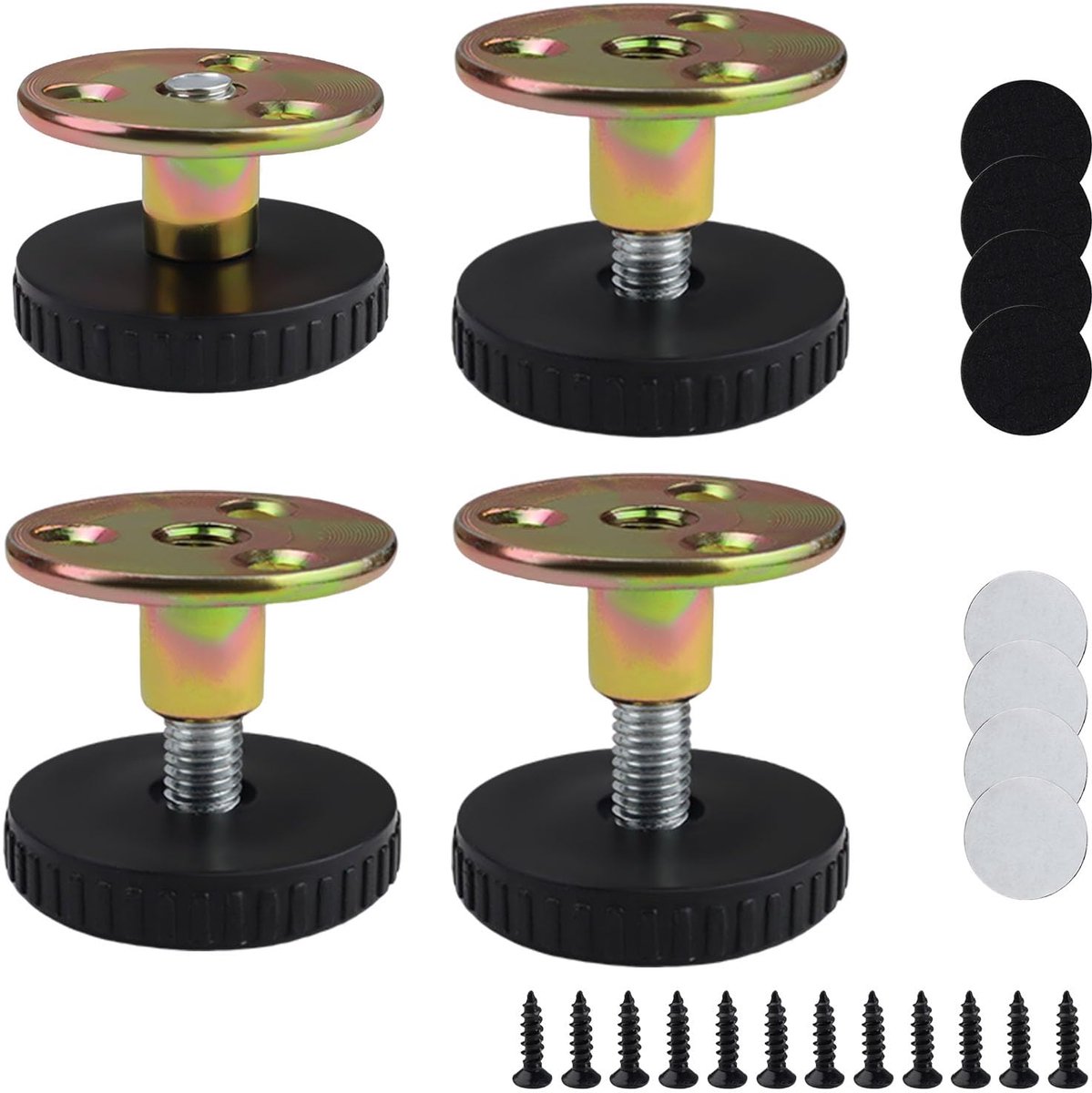 LNSYSNS Verstelbare poten 27-40 mm, 100 kg per voet, 4 stuks - ShopVlot