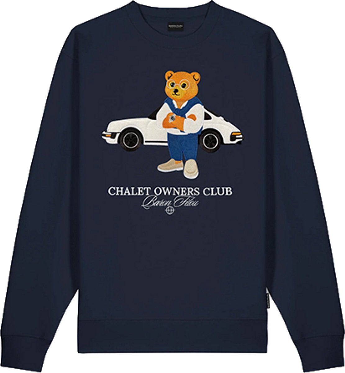 Baron Filou 186 The Vintage Driver Embroidered Pullover