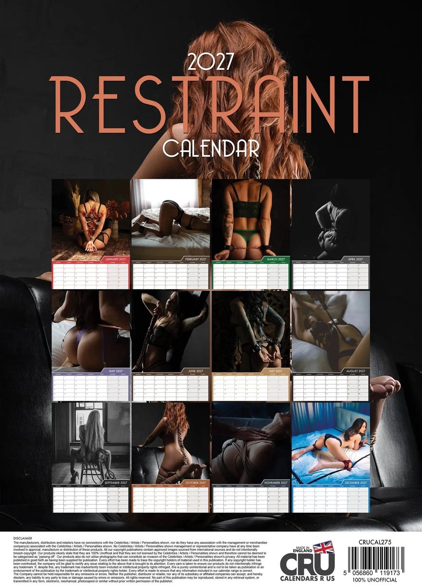 Restraint A3 Kalender 2027