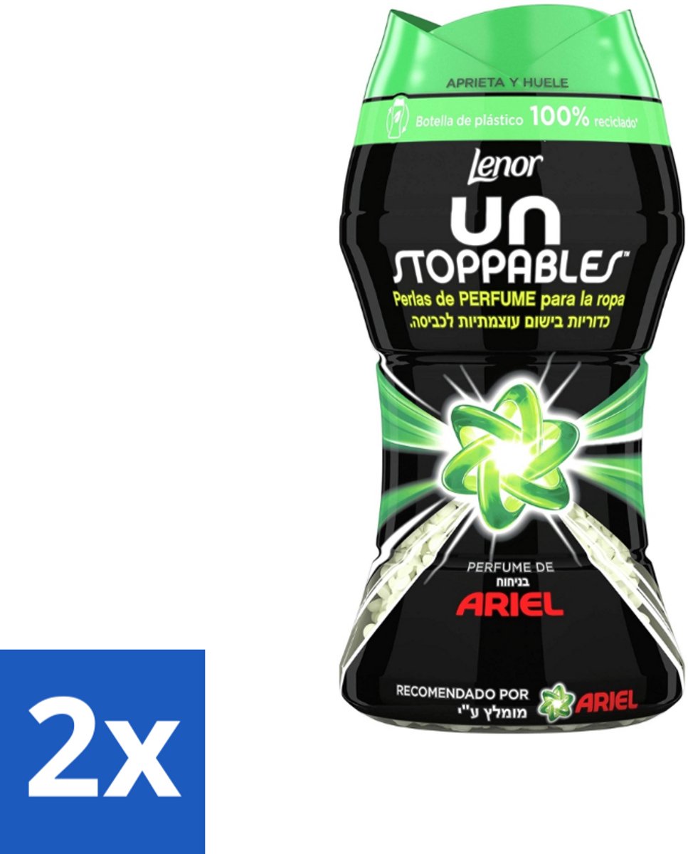 Lenor – Geurbooster – Parfum van Ariel – 11 Wasbeurten – 140 g - Voordeelverpakking - 2 stuks