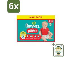 Pampers - Baby-Dry Pants - Luierbroekjes - Maat 4 (9-15 kg) - Extra Droog - 90 Luiers - Voordeelverpakking - 6 stuks - Babyluiers - Luiermaat 4