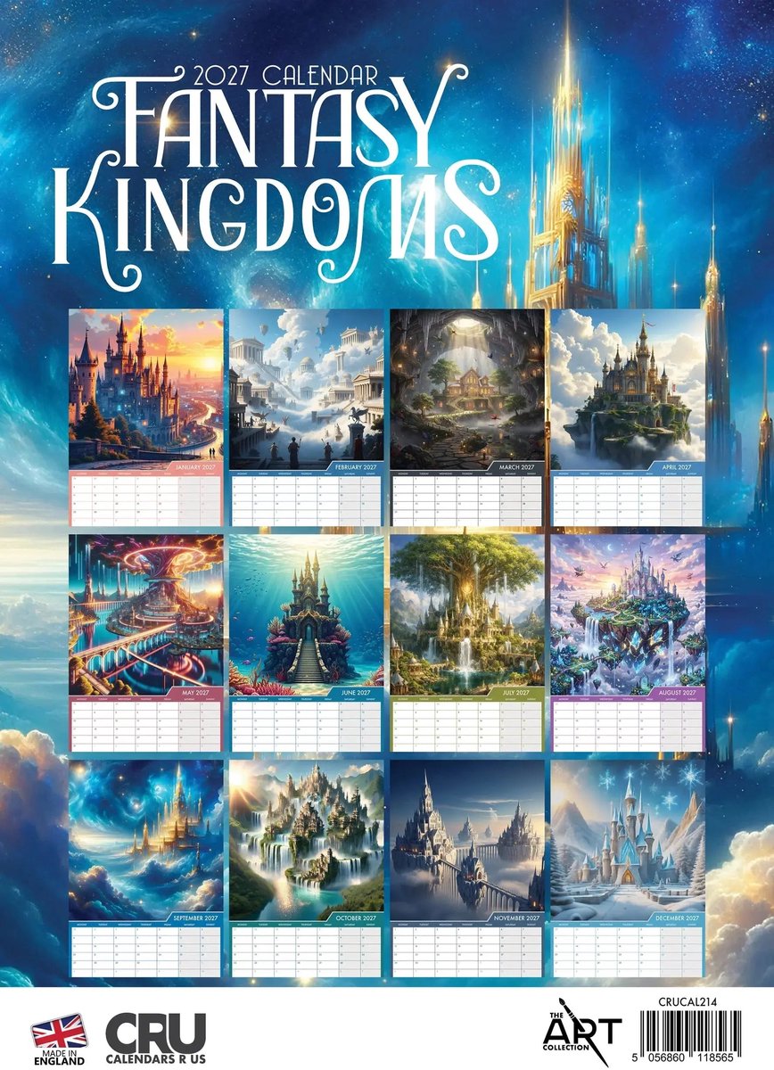 Fantasy A3 Kalender 2027