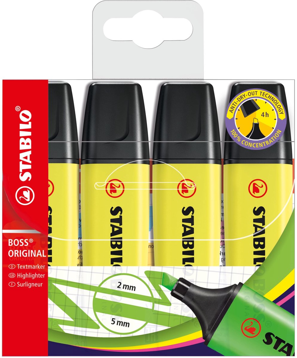 Elzusha - Stabilo Boss Original Textmarker Geel