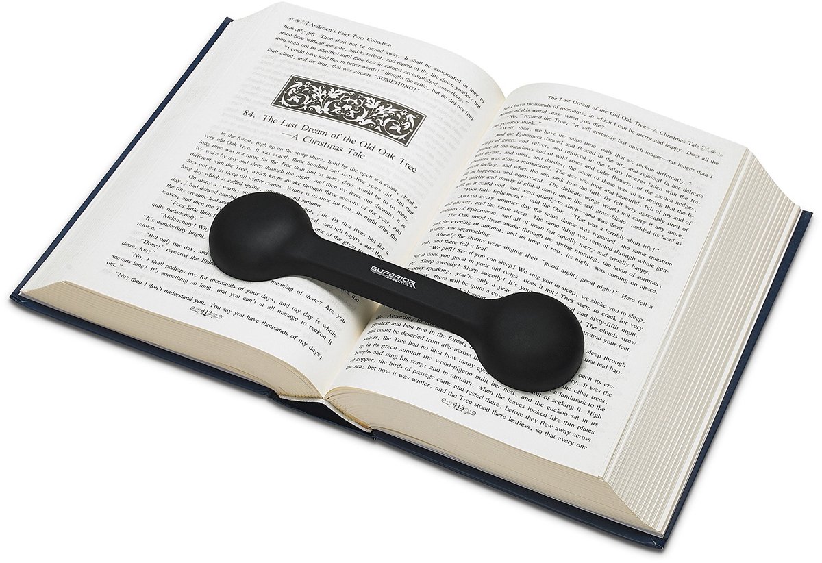 Elzusha - Bladwijzer en Boekhouder voor Open Boeken - Zwart