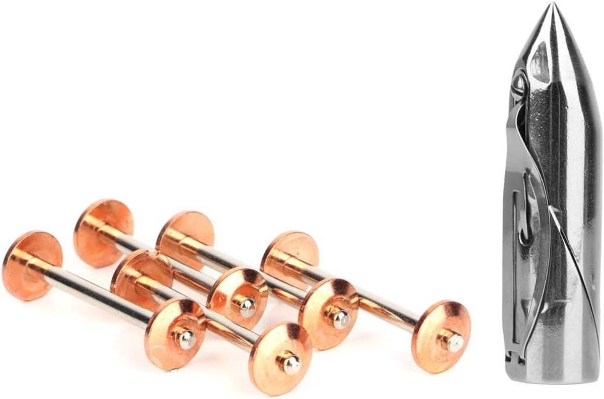 Naaimachine Spoelhouder - Metalen Spoeldoos - Efficiënt Naaien - Automatische Snijdraad - 6 x 3 x 1 cm - Zilverkleurig