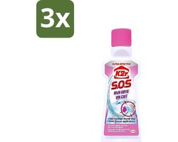 3 x K2R - SOS Vlekverwijderaar - Wijn & Koffie - 50ml - Wijnvlek Verwijderen - Koffievlek Verwijderen - Textiel Reinigen - Vlekverwijderaar - Vlekken Op Textiel