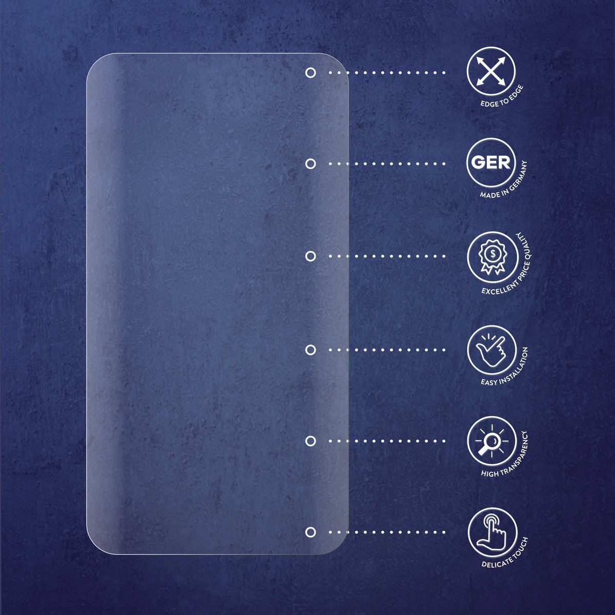 Savvies - Screenprotector voor CPR Guardian 3 - Folie Beschermfolie transparant volledig dekking 4 Stuks