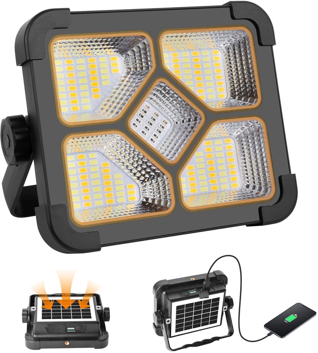 Elzusha - Draagbare Oplaadbare LED Werklicht met 4 Modus