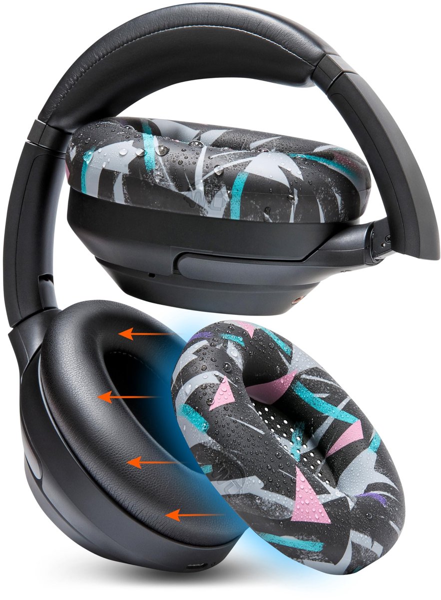 Elzusha - Oorbescherming voor WH-1000XM3 Hoofdtelefoon - Zweet Covers
