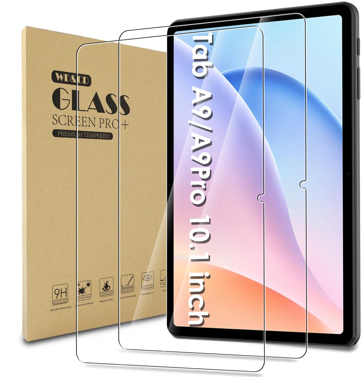 Elzusha - Gehard Glas Displaybeschermfolie voor Doogee Tab A9 Pro