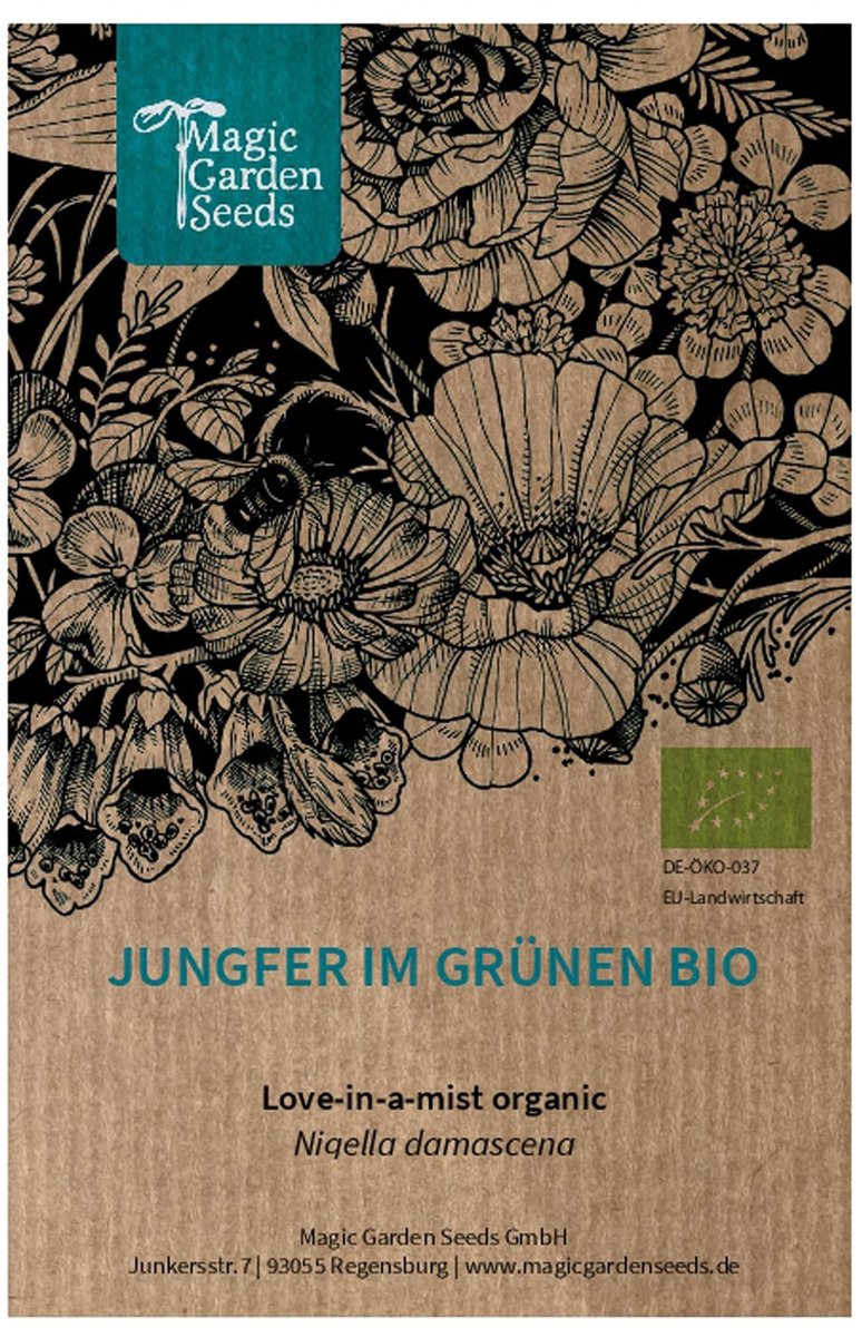 Solidchoice - Miss in het Groen (Biologisch) Zaden - Ongeveer 800 Stuks