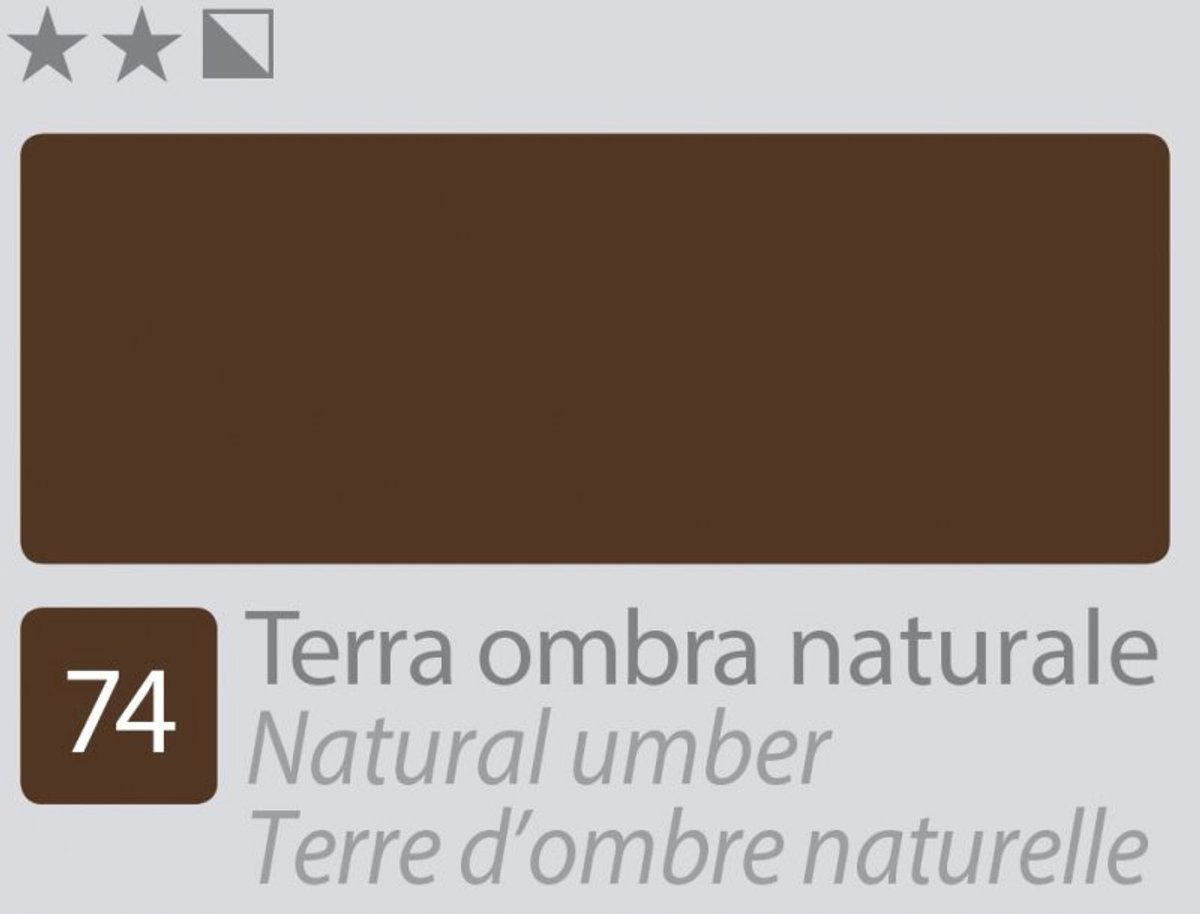 Divolo Accademia Olieverf 20 ml. - Natural Umber