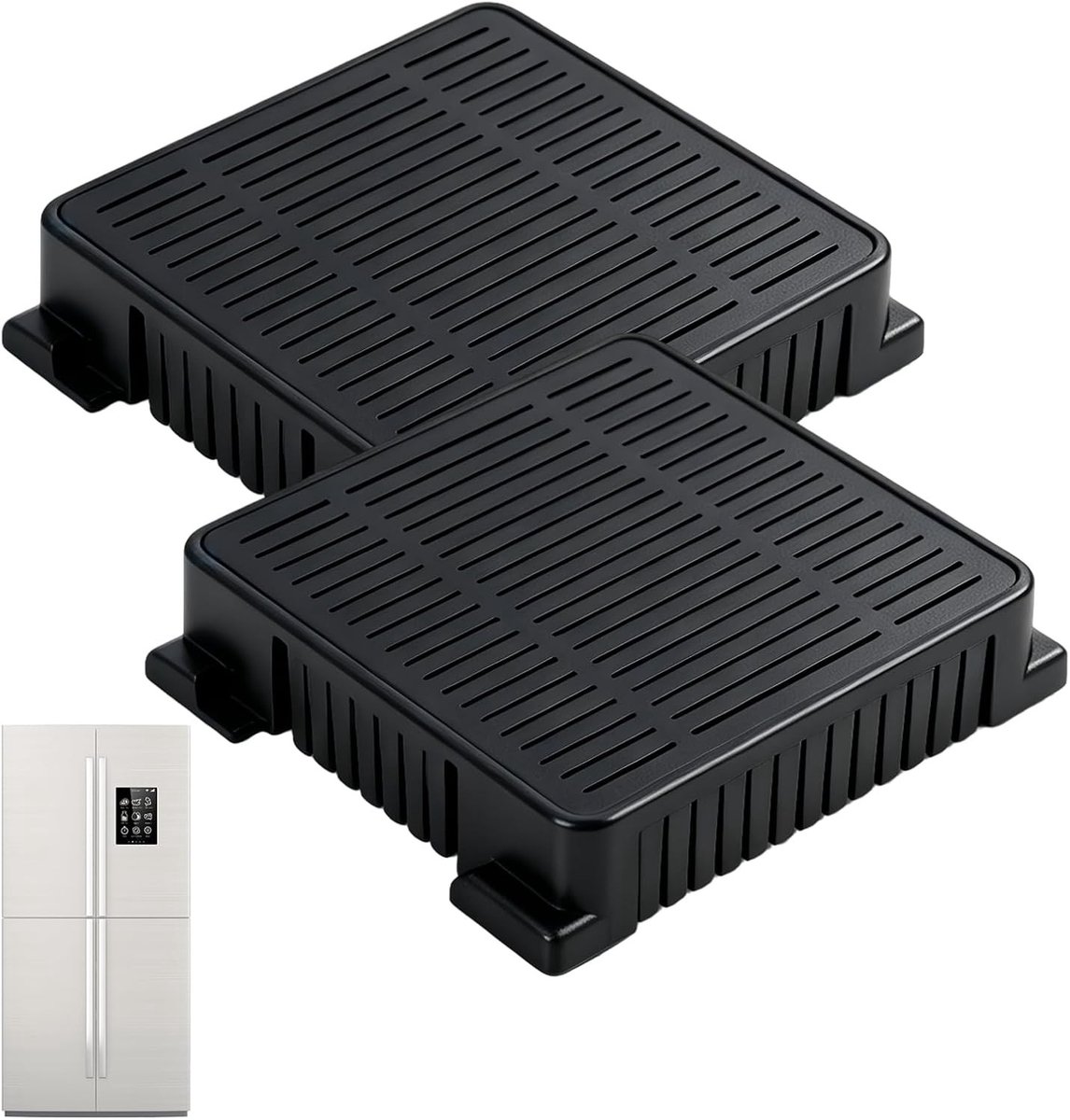 Set van 2 actieve koolstoffilters voor koelkast, verse luchtfilters voor optimale luchtkwaliteit, compatibel met diverse modellen