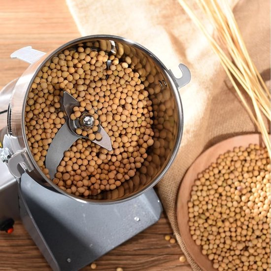 Krachtige Elektrische Specerijenmolen voor Meerdere Doeleinden, RVS, 800 g Capaciteit, Perfect voor Koffie en Kruiden — afbeelding 2