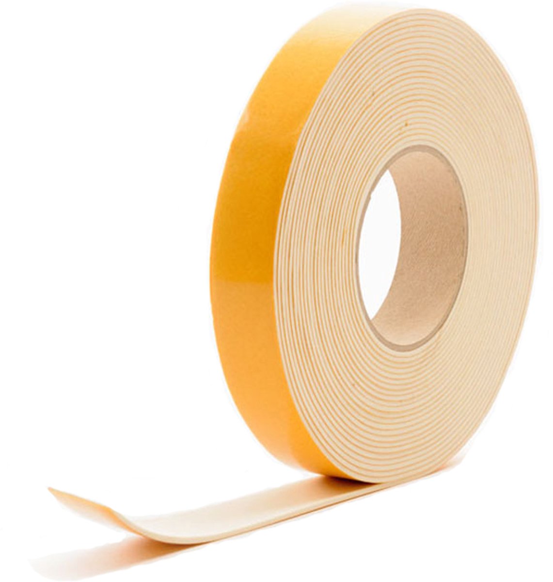 Rubbermagazijn - Celrubberband - EPDM - Zelfklevend - wit 10x1mm - Lengte 25 meter