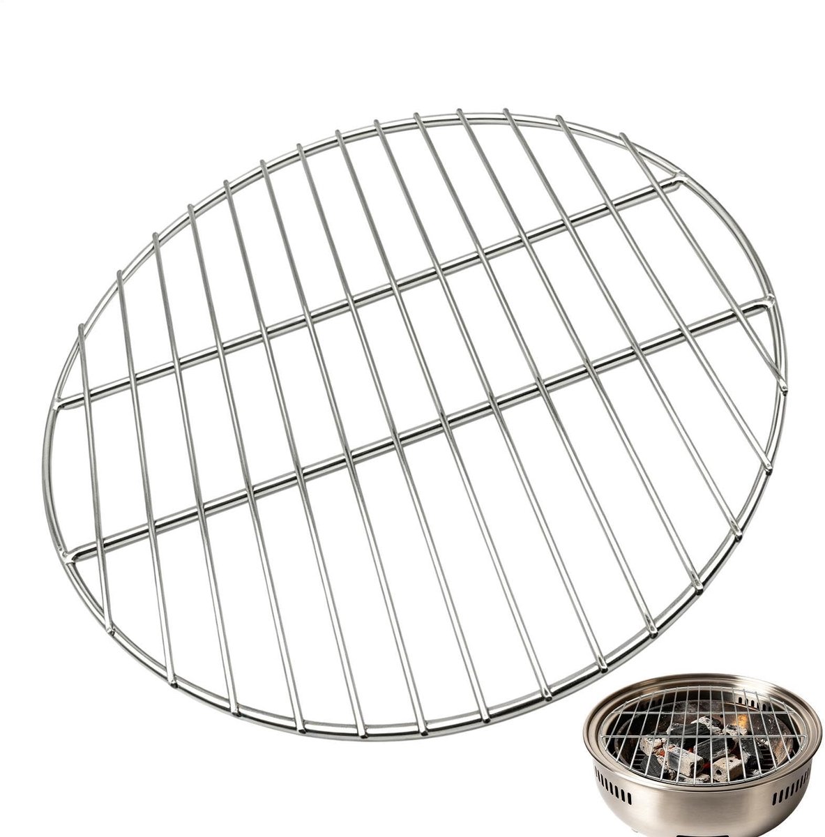 Solidchoice - Houtskool Grillrooster voor BBQ en Kamperen
