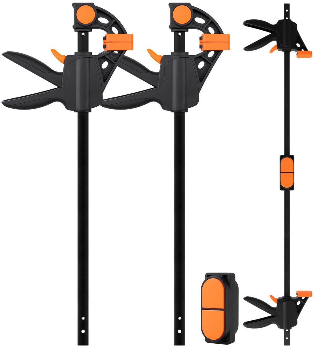 Elzusha - Set van 2 Houtbewerkingsklemmen met Connector