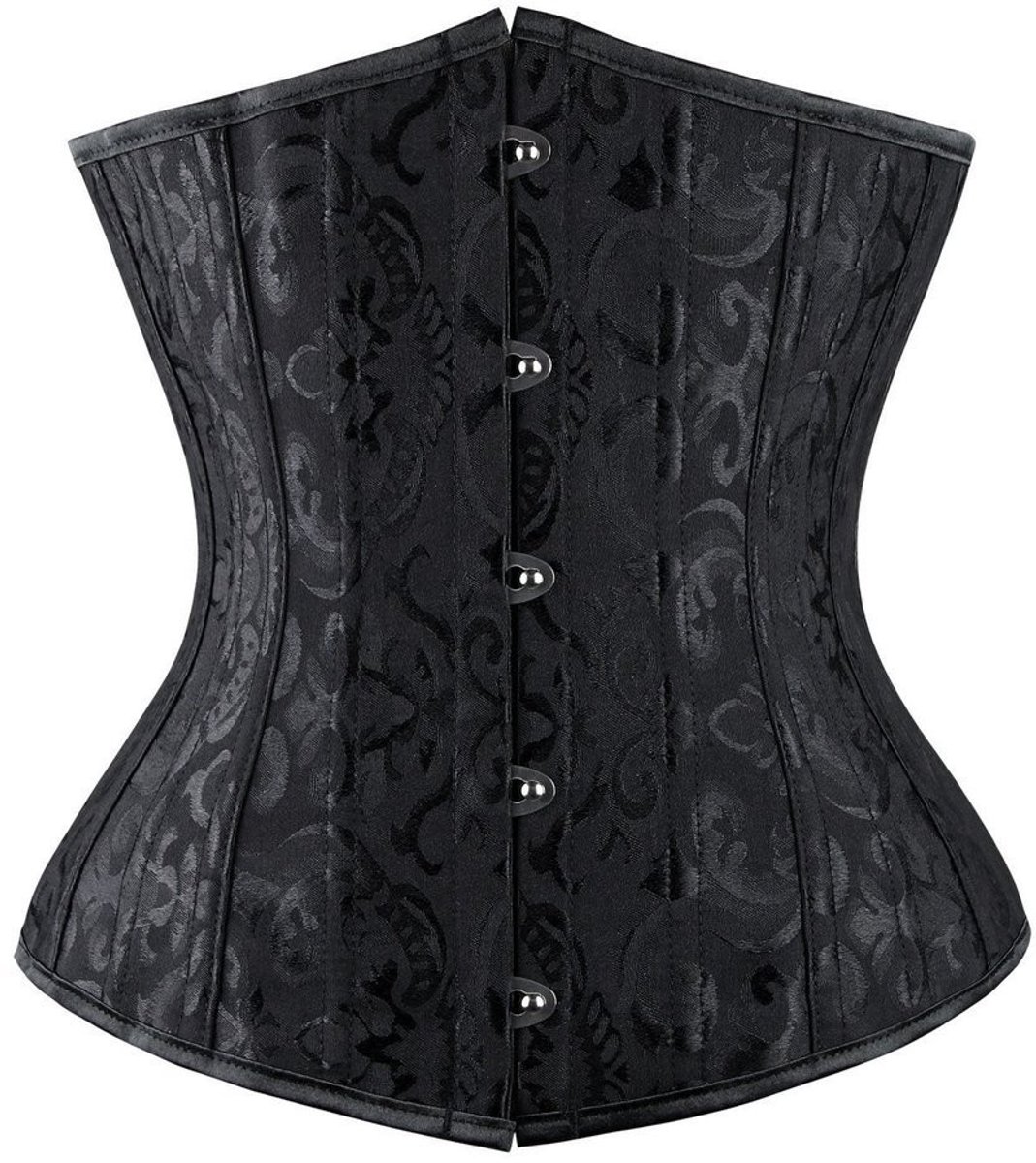 Elzusha - Gothic Corset met Ribbons - Wit