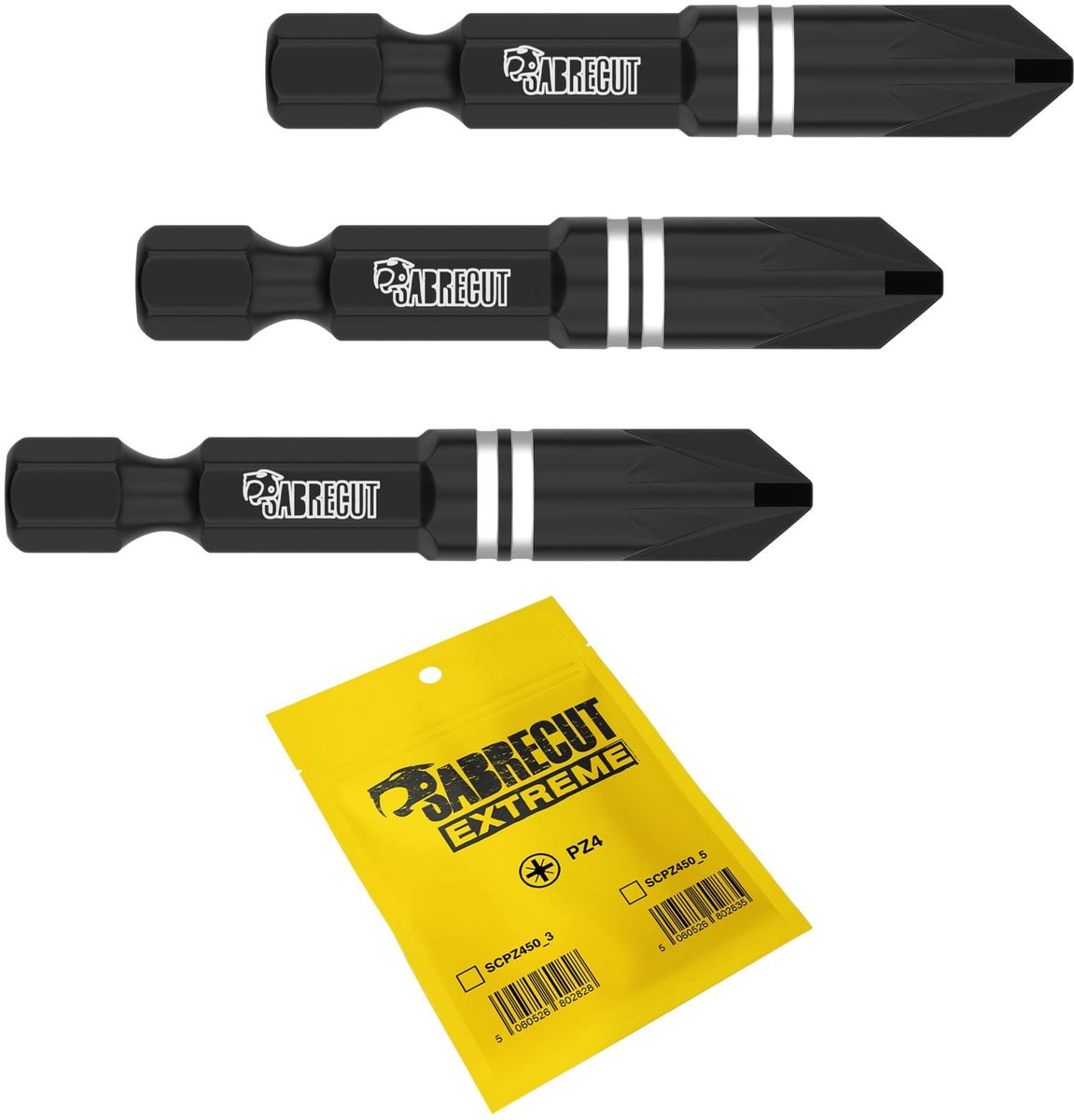 Elzusha - 3-delige Set Impact Schroefbits - Heavy Duty Pozidriv No.4