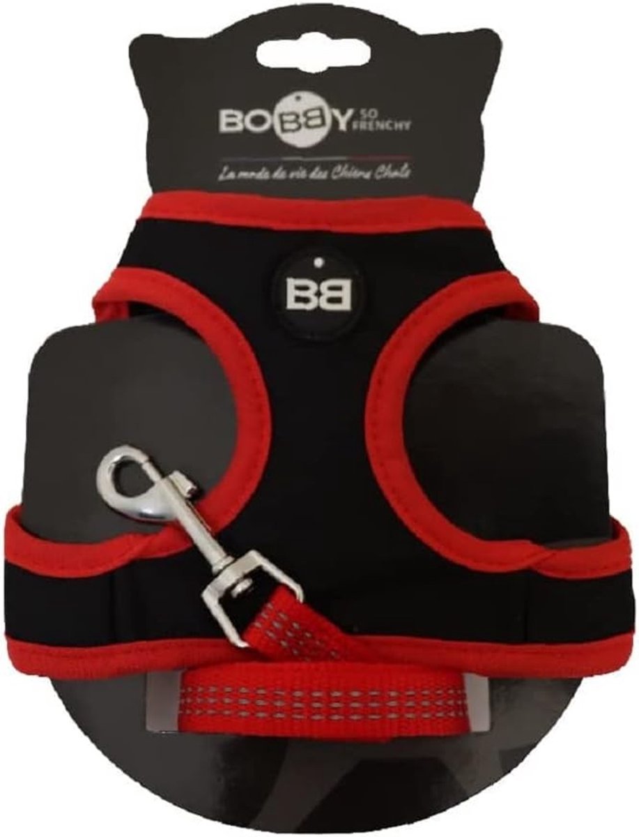 Safe Tuigje voor Katten - Rood - One Size - Verstelbaar en Reflecterend - Voor Katten van 3-6 kg
