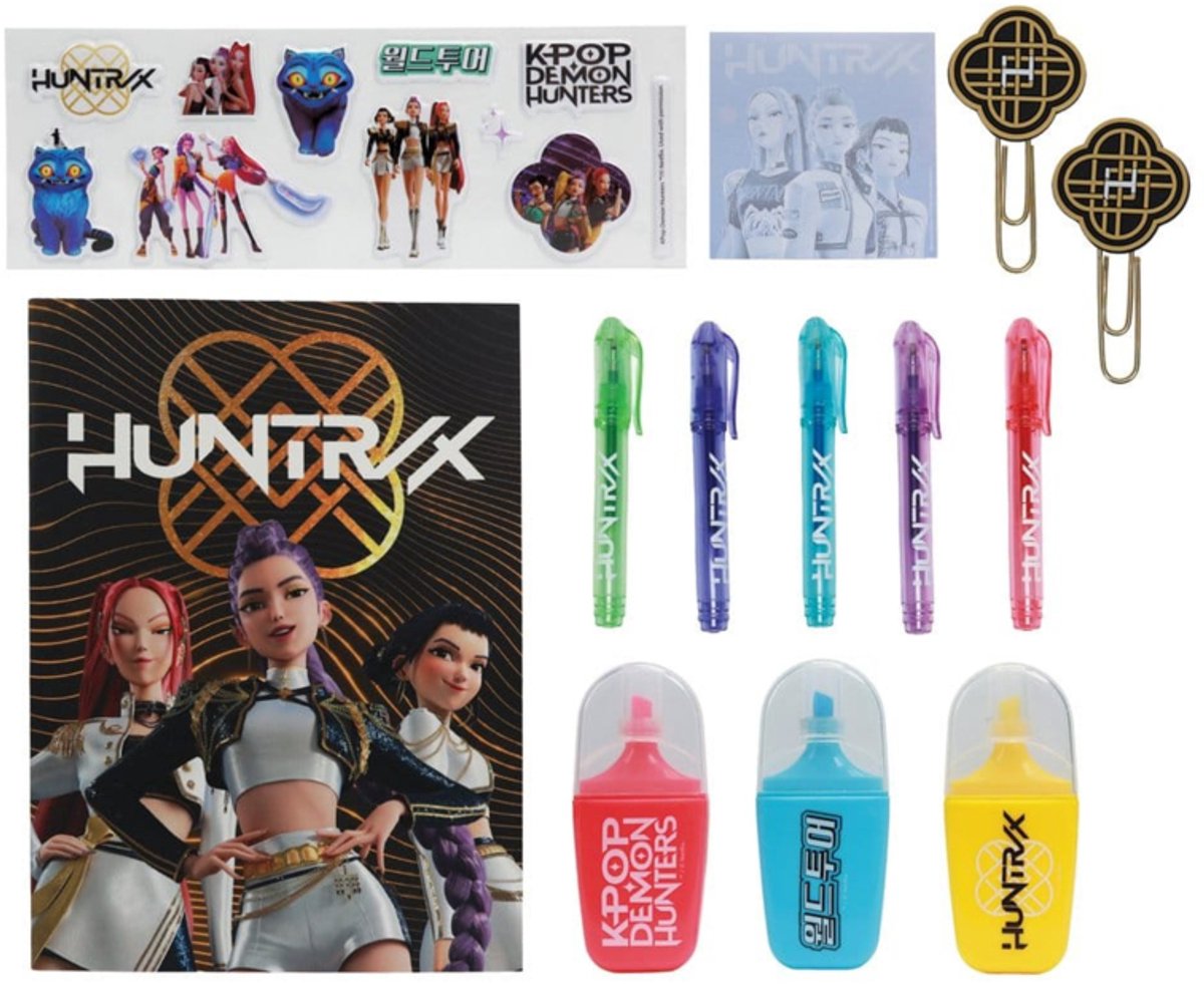 KPOP DH STATIONERY SET - PVC WALLET - GOLDEN.