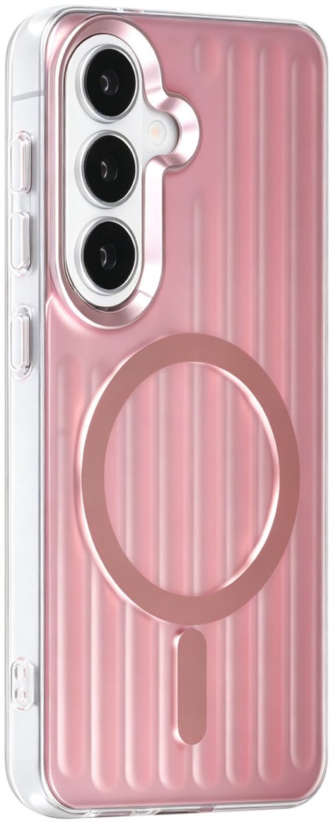 TUNIQ Backcover hoesje Samsung Galaxy S26 - luggage IMD MagSafe - Roze