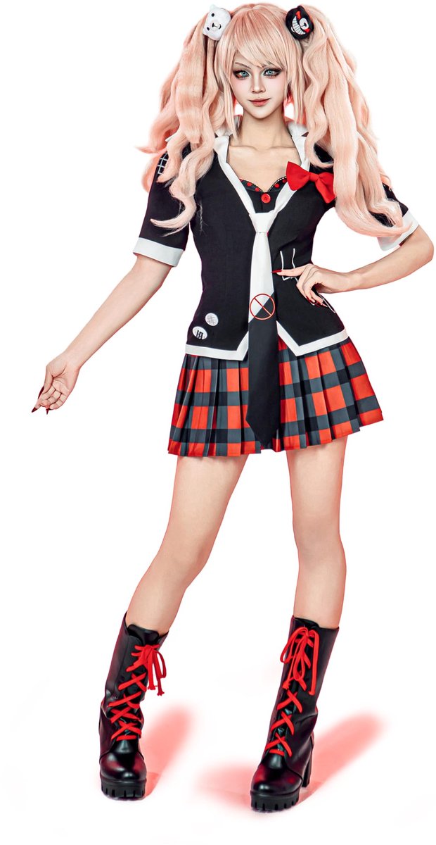 OSIAS Dames Game Anime Enoshima Junko Cosplay Kostuum (S) - ShopVlot