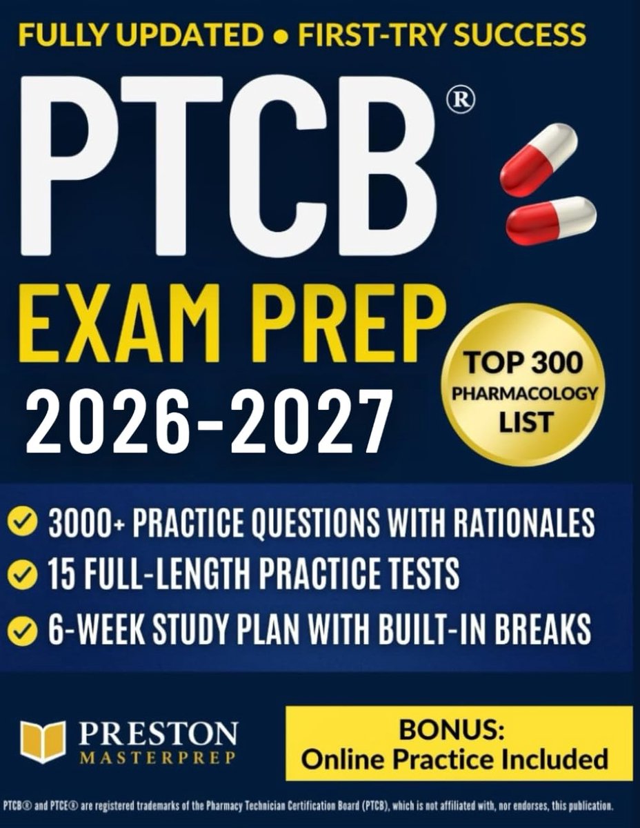 PTCB® Exam Prep: 3,000+ Questions, 15 Full-Length Tests, Proven Strategies & a 6-Week Study Plan for Pharmacy - ShopVlot