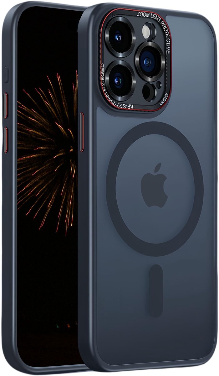 Ontworpen voor iPhone 16 Pro met Full Cover Aluminium Lensbeschermingshoes, Militaire Bescherming, Magnetische Dunne - ShopVlot