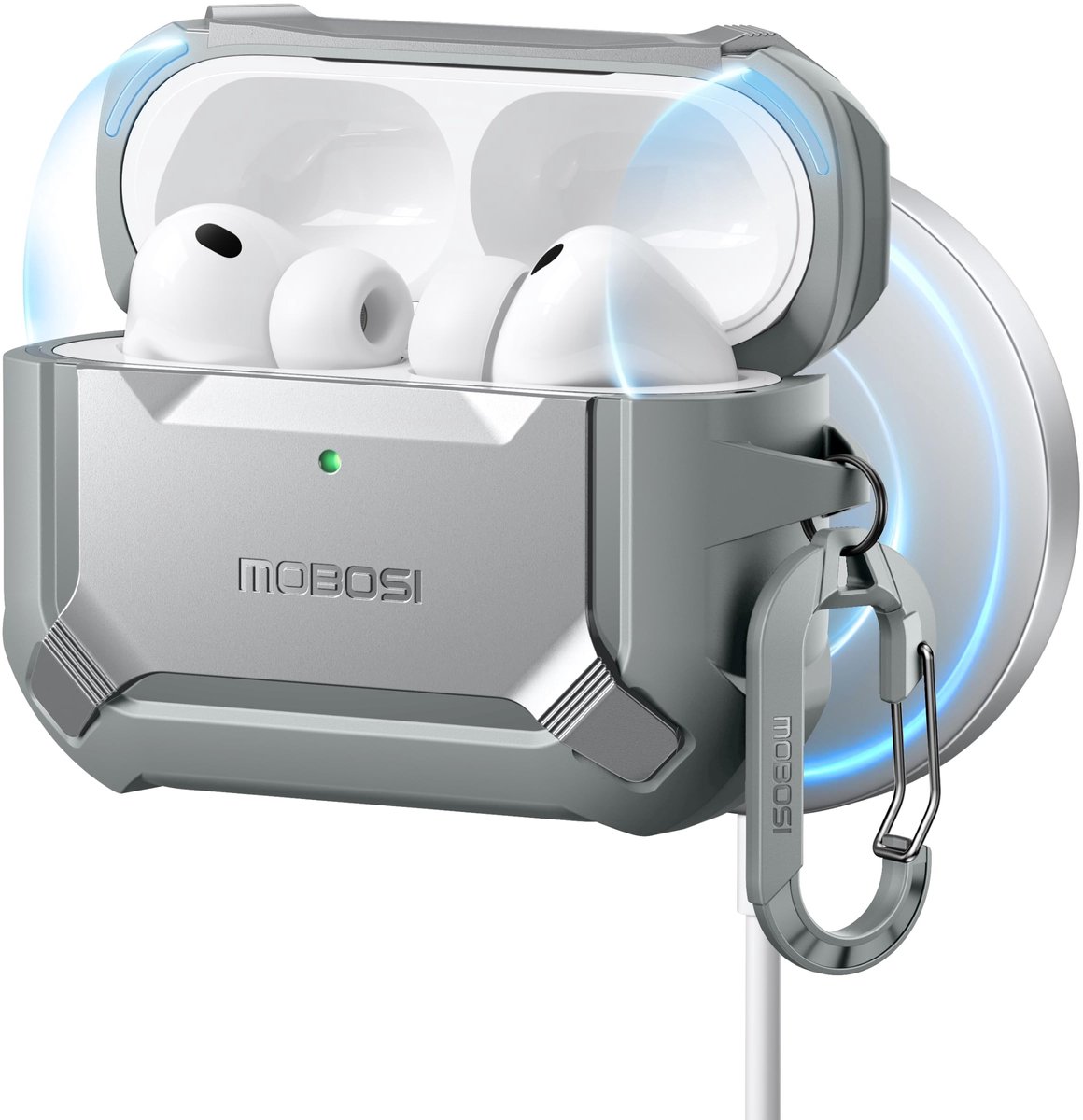 Solidchoice - AirPods Pro 3 Beschermhoes met Magneetsluiting en Schoonmaakset