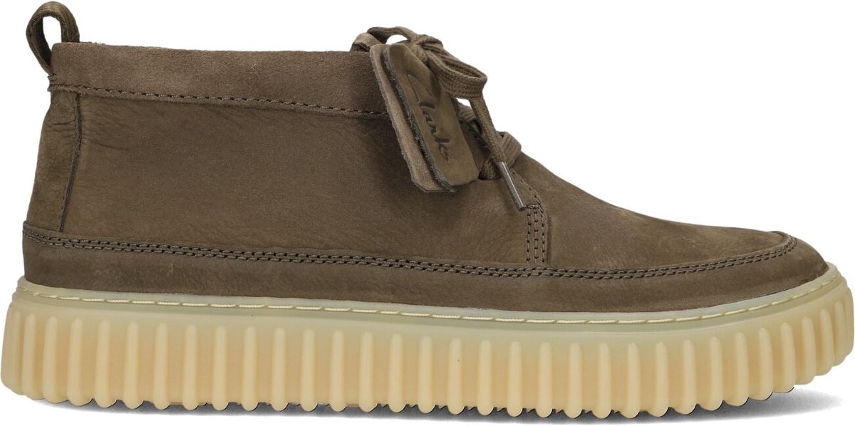 Clarks Torhill Lace Hi Veterschoenen - Heren - Khaki - Maat 47
