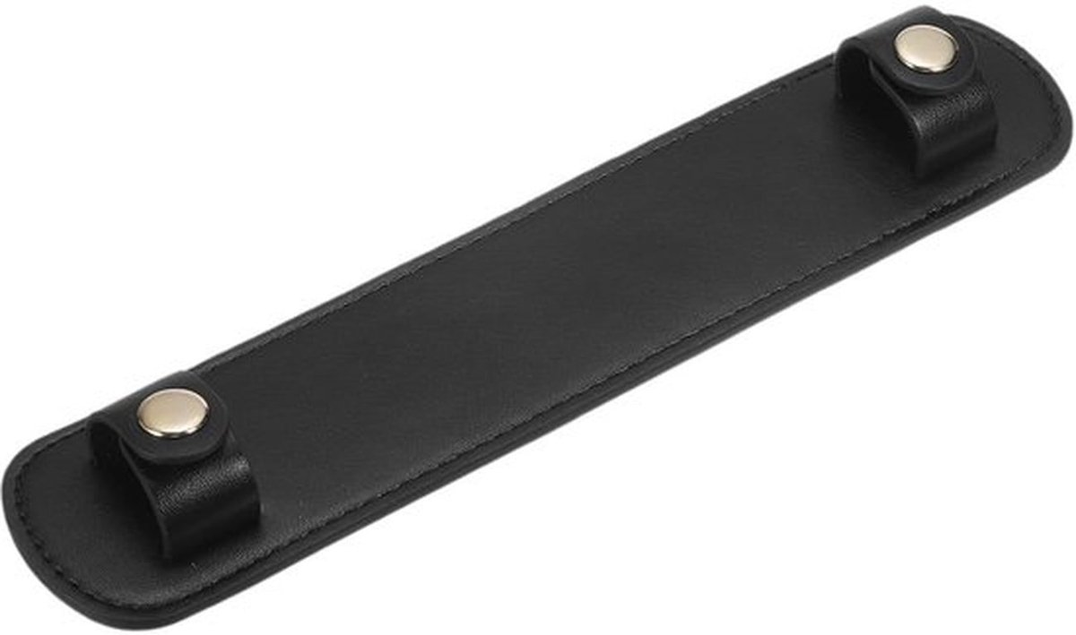 PATIKIL 23 x 5 cm Lederen Schouderriem Pad, PU Lederen Rugzak Riem Pads Handtas Riem Beschermer Afneembare Kussenhoezen voor Tote Tassen Handtas Portemonnee Crossbody, Zwart