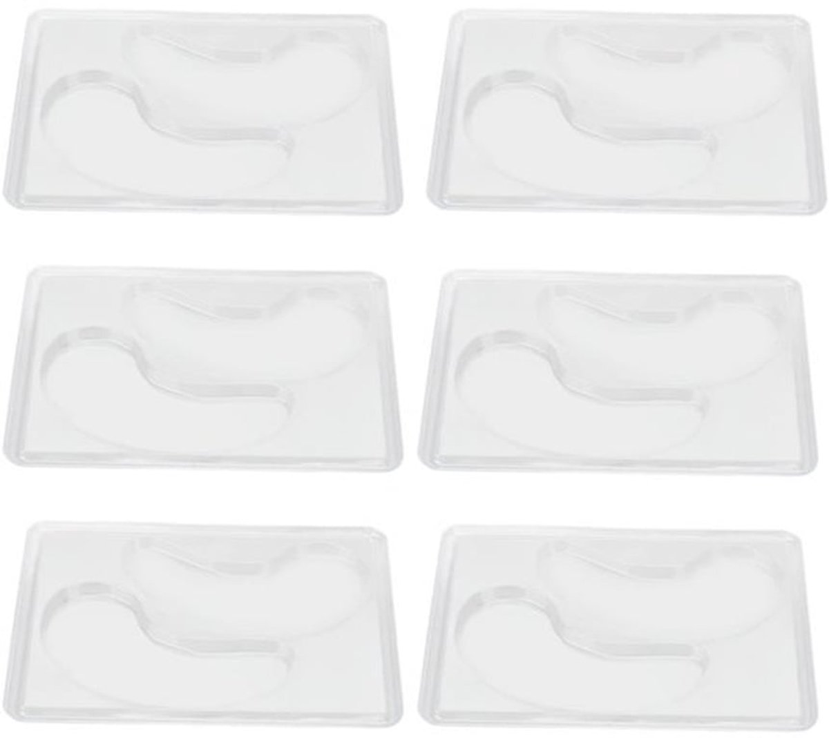 Oogmasker Herbruikbaar - 12 Stuks - Transparant - Onder Ooglapjes - Veilige Natuurlijke Materialen - DIY Mallen - Oogpatch